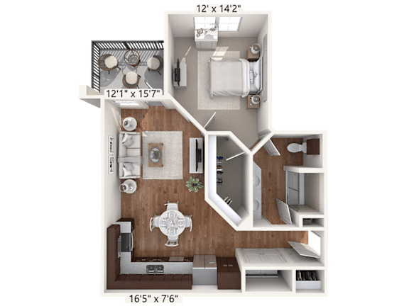 Floor Plan  Cyan Floor Plan at Bridge at Indigo, Austin, 78717