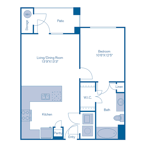 Floor Plan  A2n Floor Plan at Bridge at Southpark Meadows, Austin, 78748