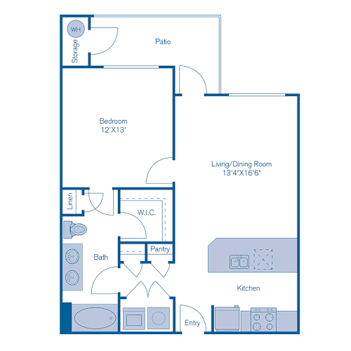 Floor Plan  A3n Floor Plan at Bridge at Southpark Meadows, Austin