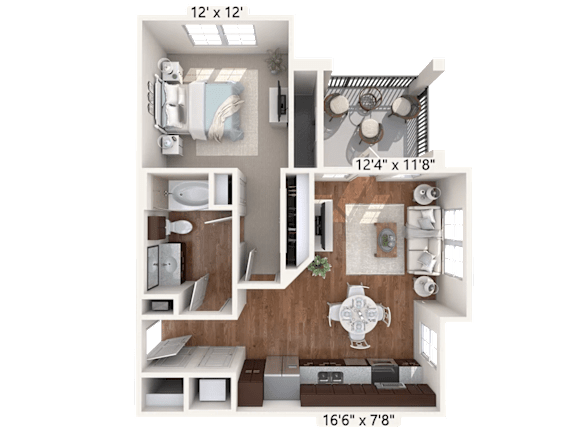 Floor Plan  Iris Floor Plan at Bridge at Indigo, Austin, TX