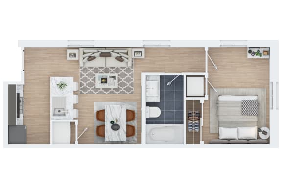 Floor Plan  205A