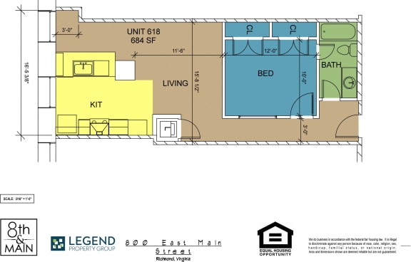 Floor Plan  8th and Main 618