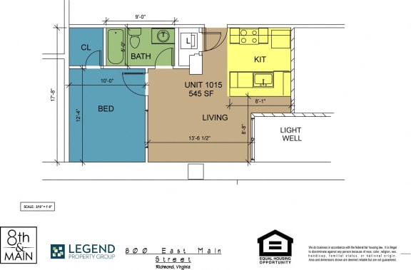Floor Plan  Unit 1015