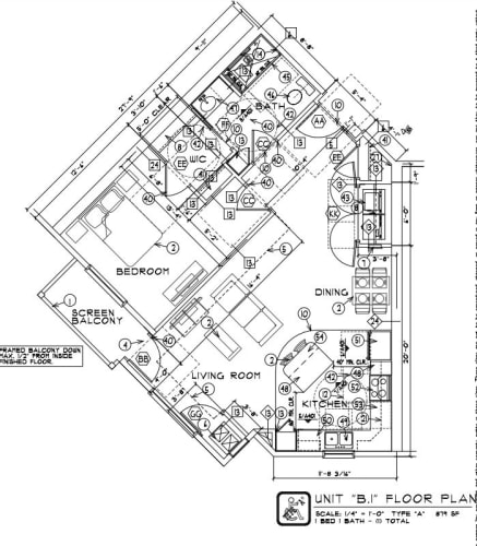 Floor Plan  a blueprint of a floor plan of a building