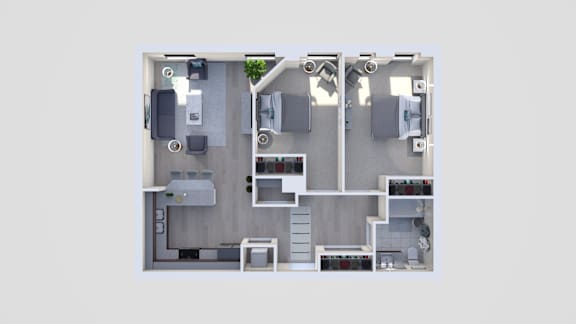 Floor Plan  chicago(1) at Grand Wisconsin, Milwaukee, 53203