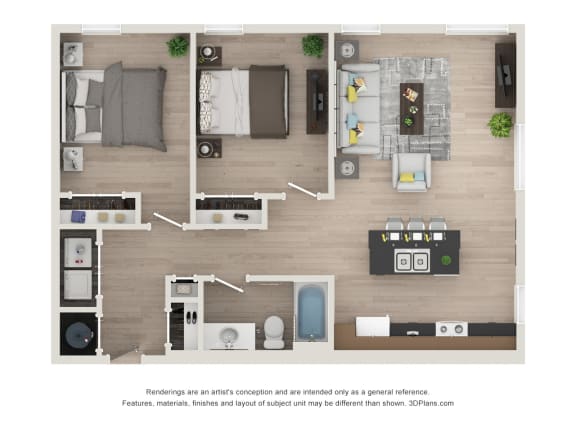 Floor Plan  corner floorplan image 2x1