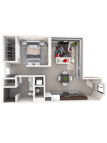 Floor Plan  the floor plan 05 royalty free 3d model preview no. 1