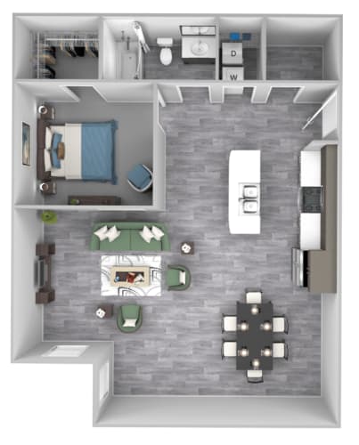 Floor Plan  Diagram does not reflect the actual floor plan of unit #302.