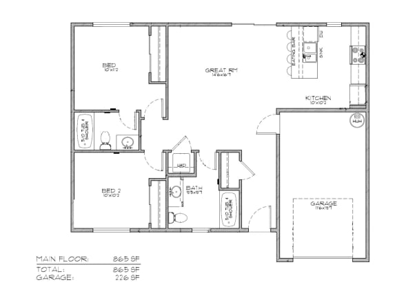 Floor Plan  House B