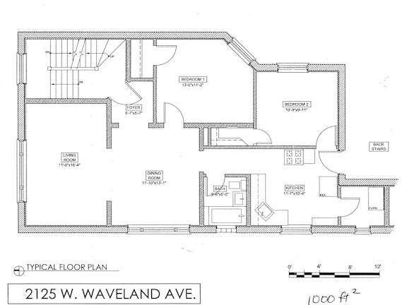 Floor Plan  the floor plan for a bedroom apartment