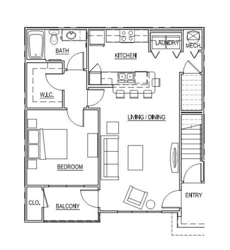 Floor Plan  Lake Erie - First Floor