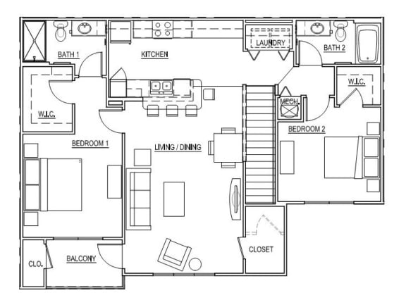 Floor Plan  Lake Ontario - Second Floor