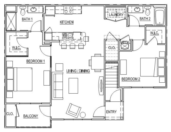 Floor Plan  Lake Eustis -  First Floor