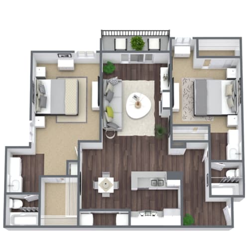 Floor Plan  2x2 floor plan