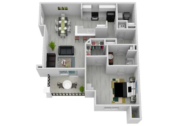 Floor Plan  A-fa Floor Plan at Arbours at Lafayette, Louisiana, 70506