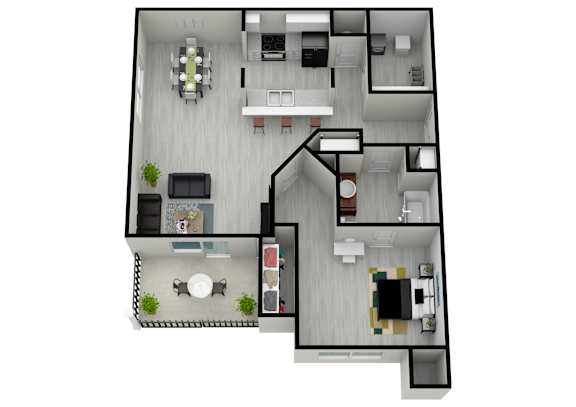 Floor Plan  Ab-FloorPlan at Arbours at Covington Apartments, Covington, GA