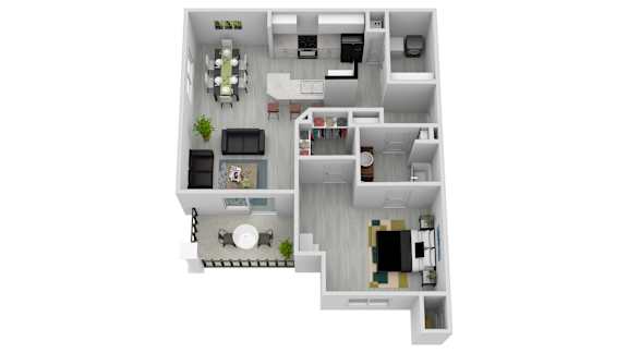 Floor Plan  AB1 Floor Plan at Arbours at Kingsland, Kingsland, 31548
