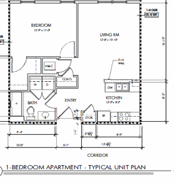 Floor Plan  a floor plan of a small house