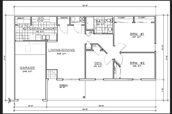 Floor Plan  2 w/ den