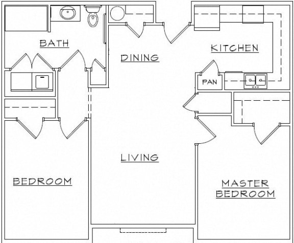 Floor Plan  a floor plan of a house