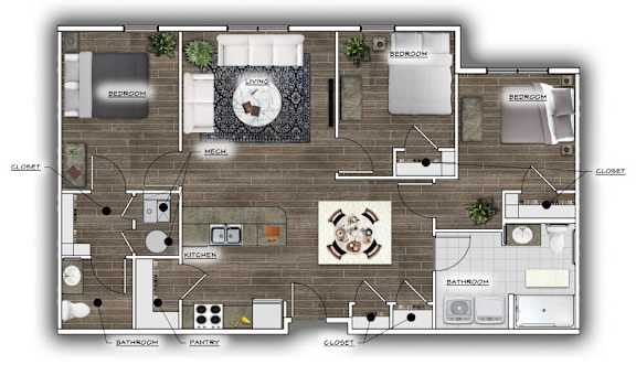 Floor Plan  3 Bedroom