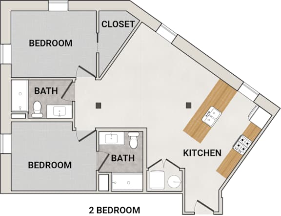 Floor Plan  1427 Lytle Unit Type J Plan copy 2BR
