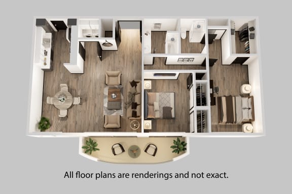 Floor Plan  bedroom floor plan an opens up concept for this 1100 sq ft plan