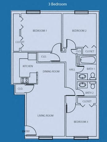 Floor Plan  3 Bedroom