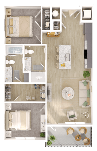 Floor Plan  a floor plan of a bedroom and a living room