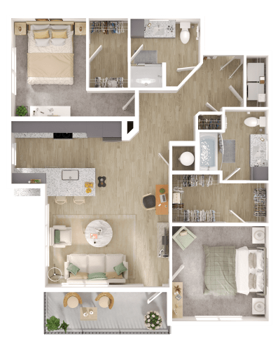 Floor Plan  a floor plan of a house with a bedroom and a living room