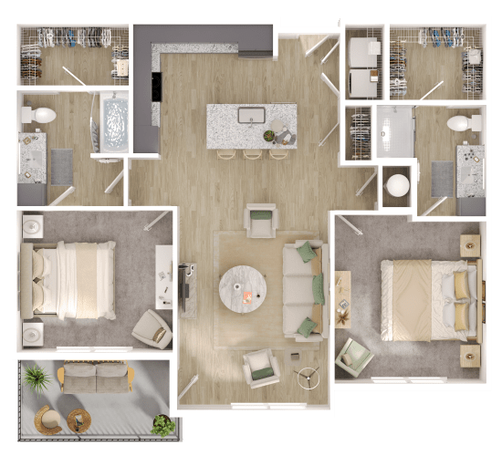Floor Plan  a floor plan of a living room with a bedroom and a dining room