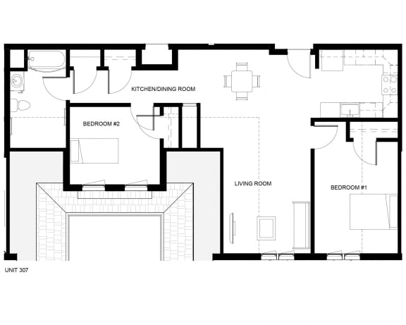 Floor Plan  floor plan of the upper level of the house
