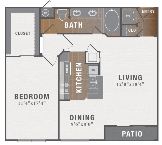 Floor Plan  a floor plan of a house with a bedroom and a bathroom