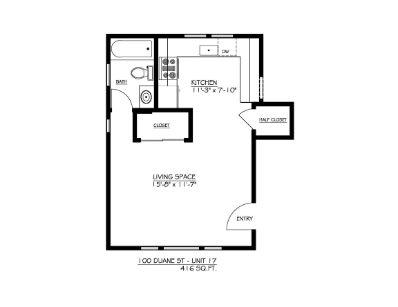 Floor Plan  Unit 100-17