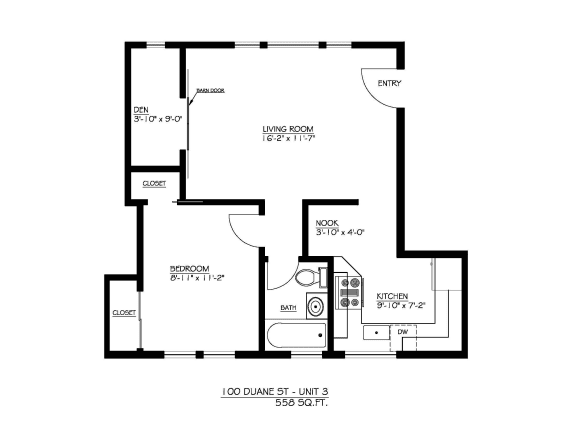 Floor Plan  Unit 100-03