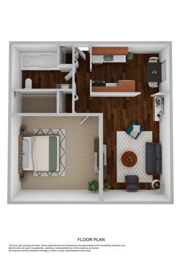 Floor Plan  1 Bedroom