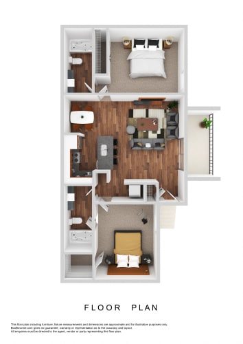 Floor Plan  a floor plan of a house with a bedroom and a living room