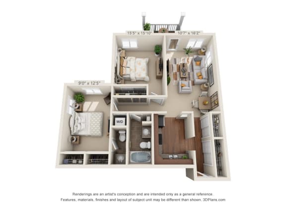 Floor Plan  Lemay 2x1.5