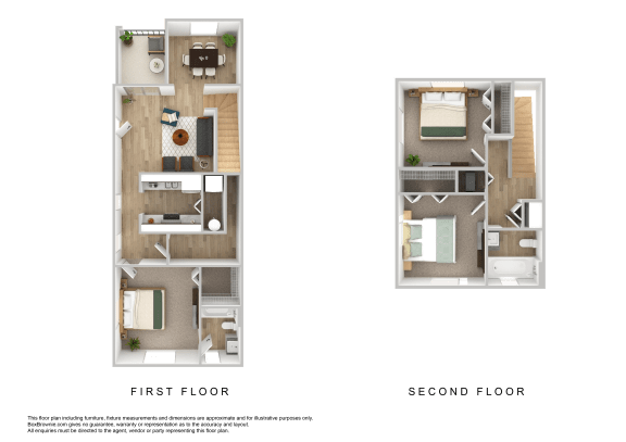Floor Plan  a floor plan of a bedroom apartment