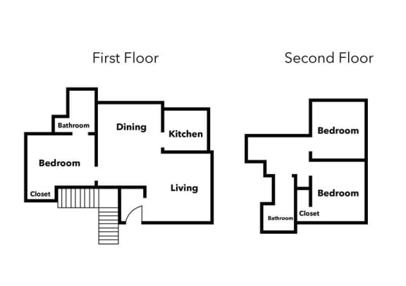 Floor Plan  3 Bed | 2 Bath