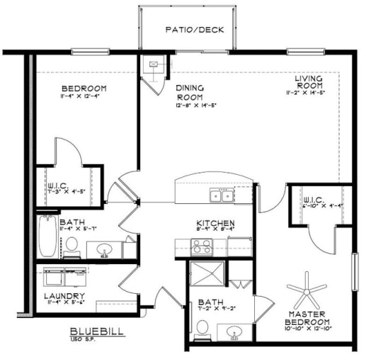 Floor Plan  Bluebill