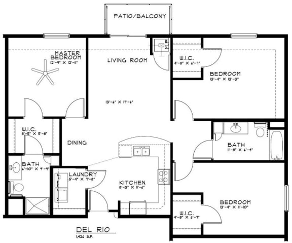 Floor Plan  Del Rio