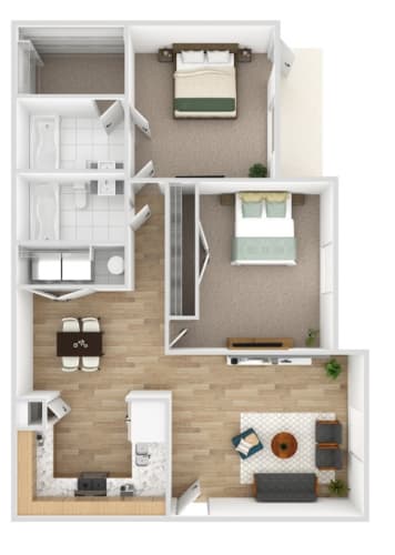 Floor Plan  a floor plan of a house with a bedroom and a living room