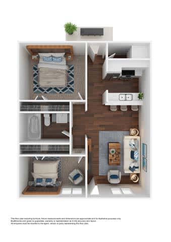 Floor Plan  234 sqft floor plan 1 bedroom 258796