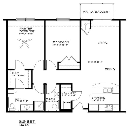 Floor Plan  Sunset