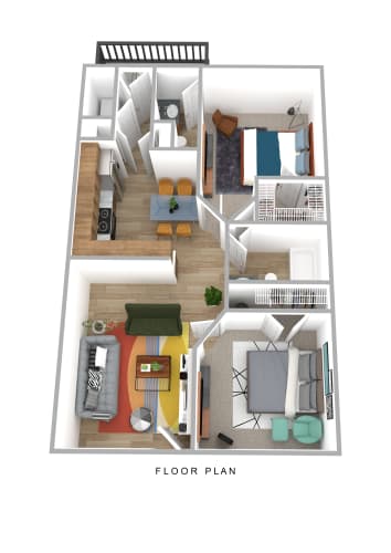 Floor Plan  a 2400 sq ft floor plan with a bedroom and a living room