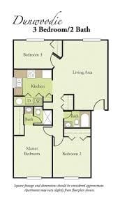 Floor Plan  3/2 Floor Plan
