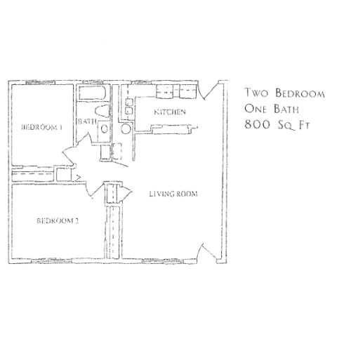 Floor Plan  2/1