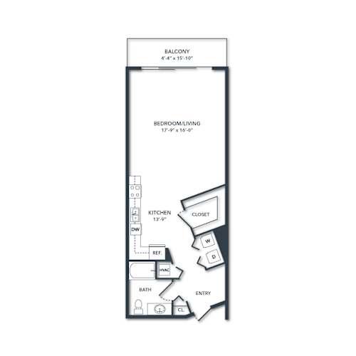 Floor Plan  a floor plan of a house with a bedroom and a living room