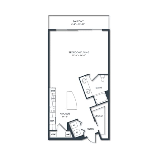 Floor Plan  a floor plan of a house with a bedroom and a living room